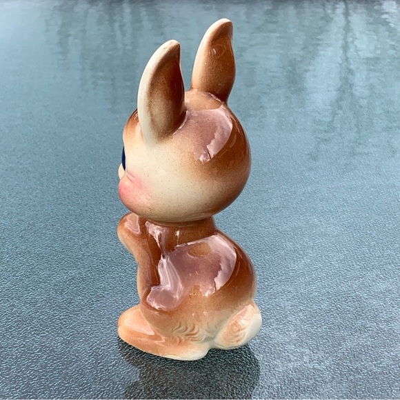 Ruth Remple Mid-Century Modern Kitsch Brown Bunny Rabbit Figurine - Picture 5 of 8